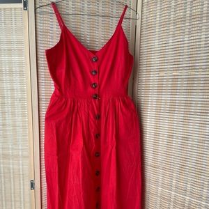 Red summer Dress